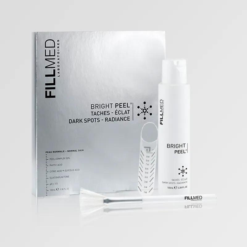 FILLMED BRIGHT PEEL - 1 flacone da 100ml + 1 pennello + 1 dosatore