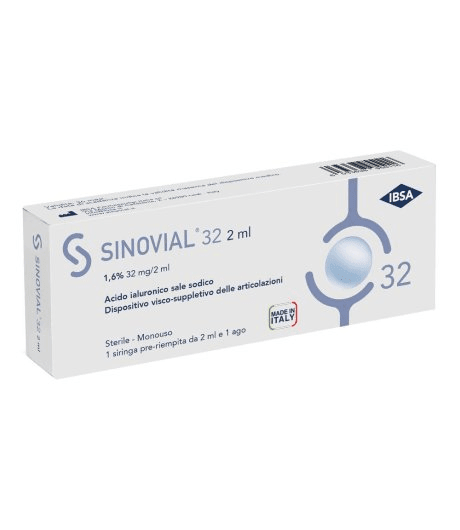 Sinovial - 1,6% 32Mg (ex Forte) Acido Ialuronico - 1 siringa preriempita da 2ml